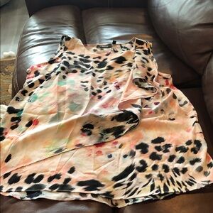 Apt. 9 Multicolor Animal Print Sleeveless Blouse